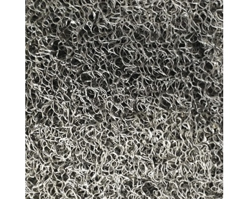 Kunststofmat Spaghetti antraciet 120 cm breed Close-up van een filtermat