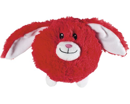 KARLIE Hondenspeelgoed Flappy konijn rood 16 cm