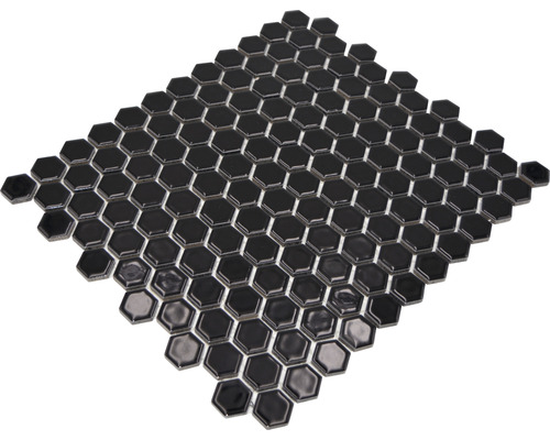 Mozaïekmat met zeshoekige keramische tegels