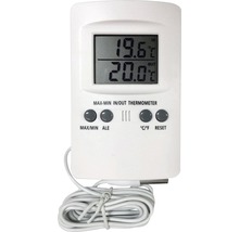 Digitale binnen- en buitenthermometer met temperatuurweergave