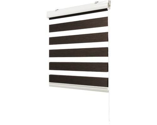 Duo rolgordijn met horizontale strepen voor raamdecoratie