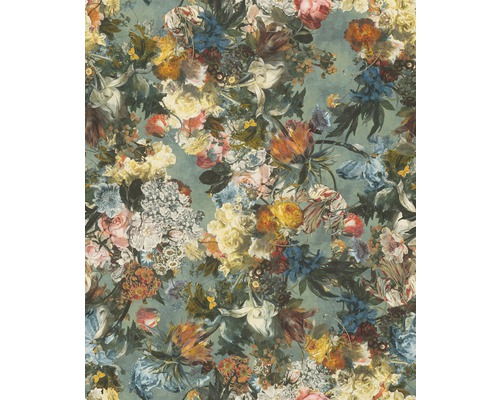 RASCH Vliesbehang 605655 bloemen blauw