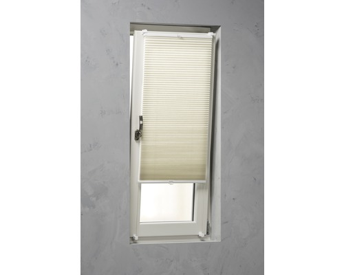 SOLUNA Klemplissé honingraat top-down & bottom-up lichtdoorlatend beige 100x130 cm