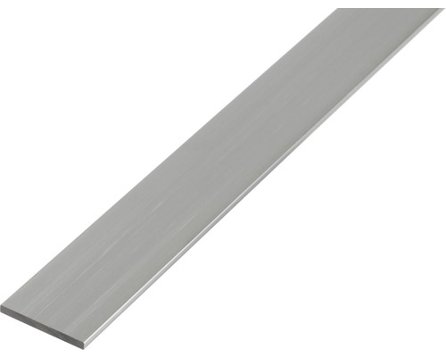 KAISERTHAL Platte stang 20x2 mm aluminium zilver 200 cm