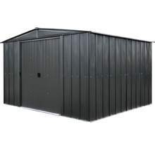 Metalen tuinhuis met schuifdeur