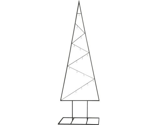 LAFIORA Kerstboom metaal zwart H 150 cm