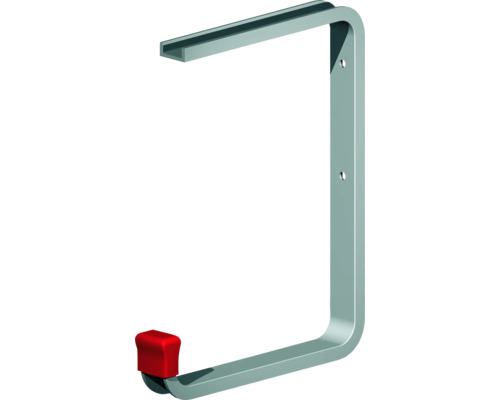 ALFER wand- en plafondhaak type 7, d 150 x h 255 x d 155 mm, blank aluminium Fietsendrager voor wandmontage