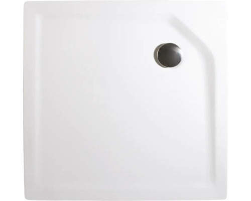 Vierkante douchebak met afvoer