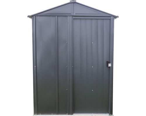 Metalen tuinhuis met schuifdeur