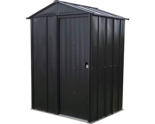 Metalen tuinhuis met schuifdeur