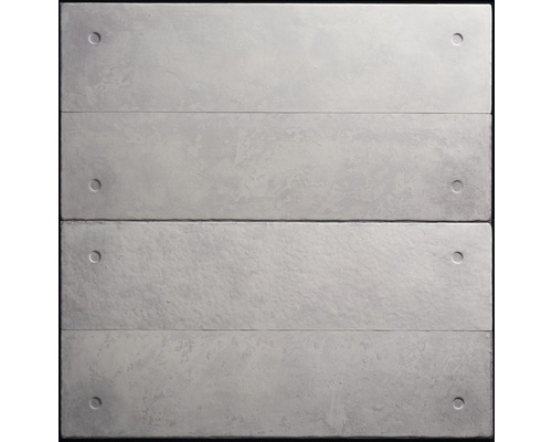 REBELOFSTYLES Steenstrip UltraLight Concrete 30x120 cm Wandpanelen met betonlook en boorgaten
