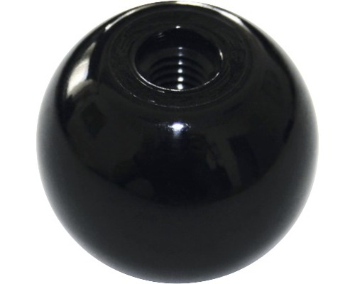 DRESSELHAUS Kogelmoer M10, Ø32 mm kunststof zwart, 20 stuks Kunststof schakelknop met schroefdraad