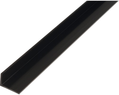 KAISERTHAL Hoekprofiel 40x10x2 mm kunststof zwart 200 cm Hoekprofiel
