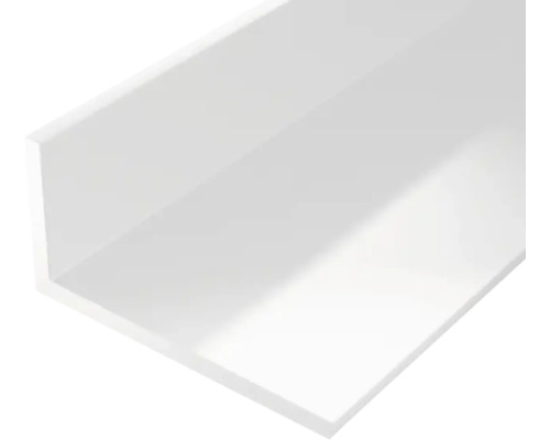 KAISERTHAL Hoekprofiel 40x10x2 mm kunststof wit 200 cm Hoekprofiel