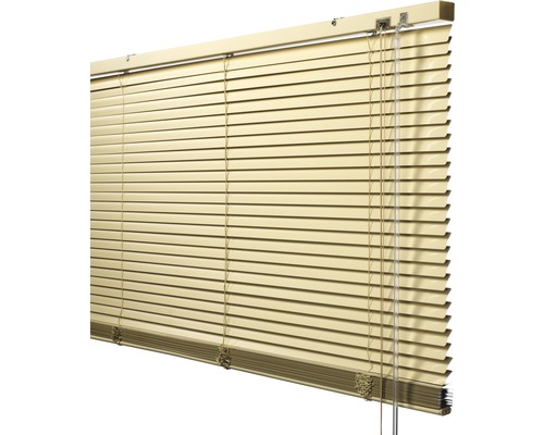 SOLUNA Aluminium verduisterende jaloezie 25 mm beige 100x170 cm