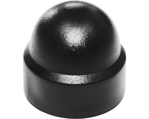 DRESSELHAUS Afdekkap zeskantbout rond model 12 mm kunststof zwart, 50 stuks