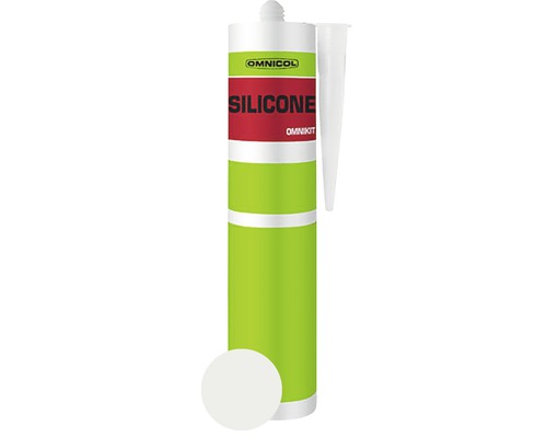 OMNICOL Omnikit silicone zilvergrijs, 310 ml Omnicol silicone Omnikit patroon