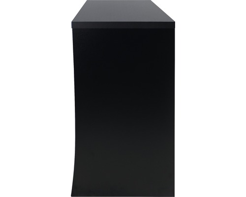 Zwarte wastafelonderkast