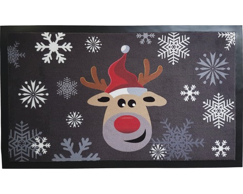 HAMAT Schoonloopmat Rudolf grijs 45x75 cm HAMAT Schoonloopmat Rudolf grijs 45x75 cm