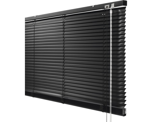 SOLUNA Aluminium verduisterende jaloezie 25 mm zwart 40x170 cm SOLUNA Aluminium verduisterende jaloezie 25 mm zwart 40x170 cm