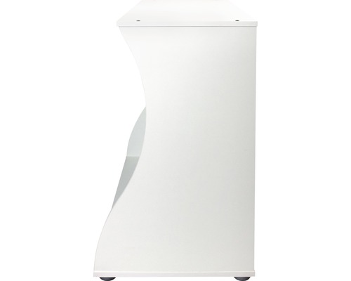 Witte onderkast met plank