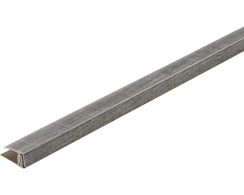 GROSFILLEX Kunststof afsluitprofiel megeve grijs 5-8 mm lengte 2600 mm
