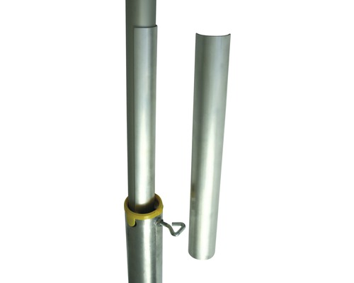 Aluminium vlaggenmast steeksysteem met haken