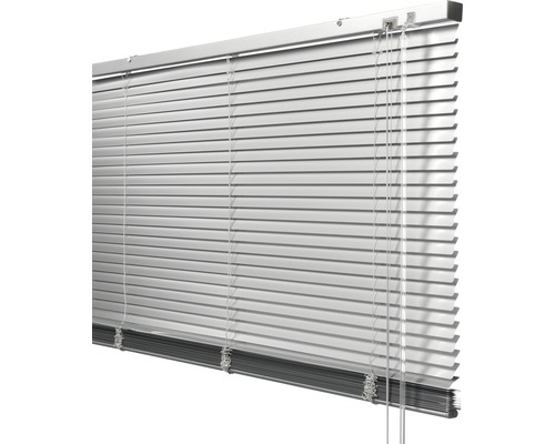 SOLUNA Aluminium verduisterende jaloezie 25 mm zilver 40x170 cm SOLUNA Aluminium verduisterende jaloezie 25 mm zilver 40x170 cm