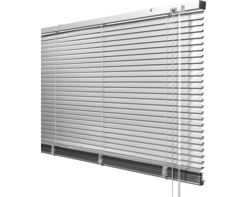 SOLUNA Aluminium verduisterende jaloezie zilver 60x240 cm