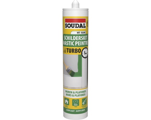 SOUDAL Schilderskit NF sneldrogend wit kitkoker 290 ml Soudal acrylaatkit koker voor schilderwerkzaamheden