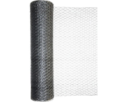 zeskant gaas verzinkt 25x1.0x500mm 25m groen