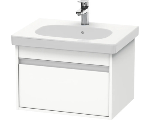 Wastafel met onderkast en kraan voor de badkamer