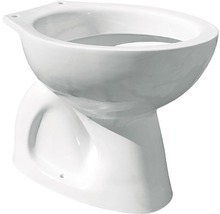 Wit staand toilet van keramiek