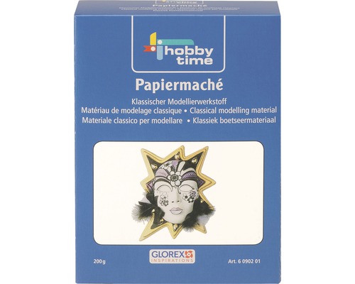 GLOREX Papiermaché poeder 200 gram in doos