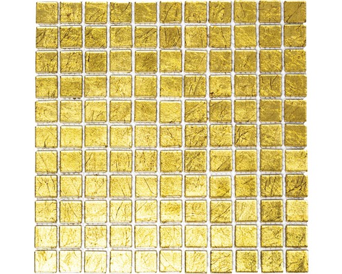Glasmozaïek Chrystal XCM 8GO15 goud 30x30 cm