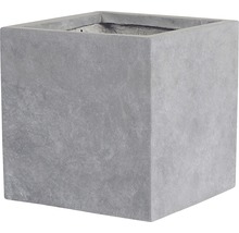 Vierkante plantenbak van beton