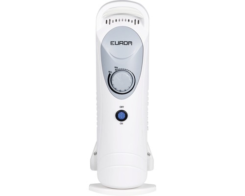 Eurom olieradiator met thermostaat en bedieningselementen voor warmteregeling