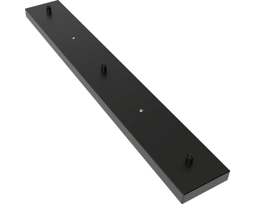 CALEX Plafondplaat 70x10 cm 3-gat zwart CALEX Plafondplaat 70x10 cm 3-gat zwart