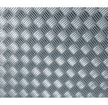 Aluminium traanplaat met diagonaal ribbelpatroon