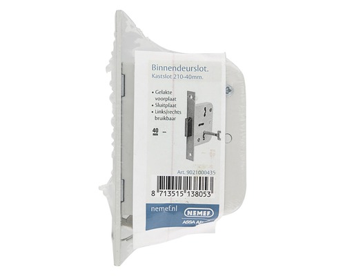 Binnendeurslot kastslot 210 tot 40 millimeter
