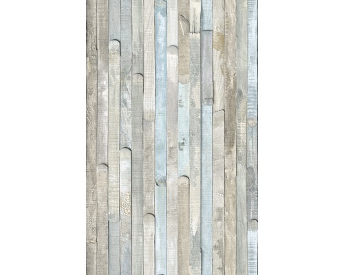 D-C-FIX Plakfolie houtoptiek Rio blauw/bruin 45x200 cm Houten bekleding met verticale planken in verschillende kleuren