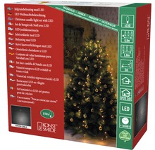 LED-kerstboomkaarsen met groene kabel, 150 stuks, voor gebruik binnenshuis