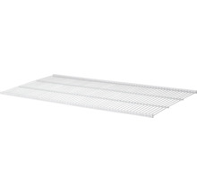 Witte draadplank voor rekken