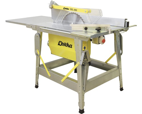 LESCHA tafelcirkelzaag CBL 450 WS, 230 V, 3000 W, max. zaaghoogte 150 mm Tafelcirkelzaag met werktafel en zaagbladbescherming
