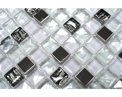 Mozaïektegel van glas en keramiek