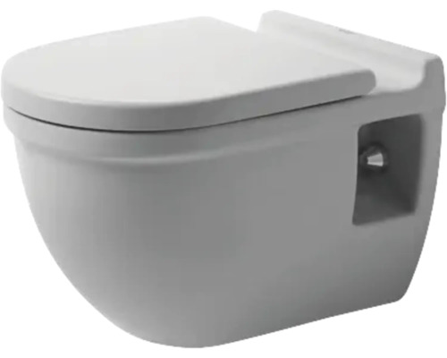 DURAVIT Hangend toilet met spoelrand Starck 3 diepspoeler wit glanzend