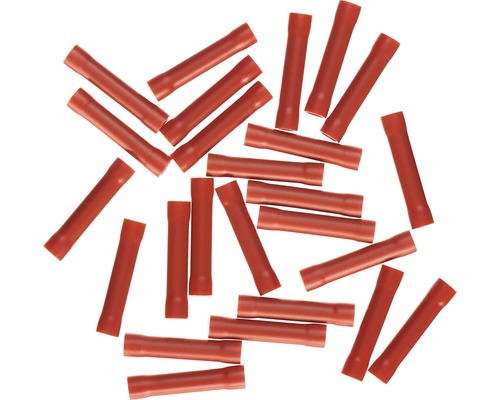 HAUPA Stootverbinder 0,5-1,0 mm² rood, 25 stuks