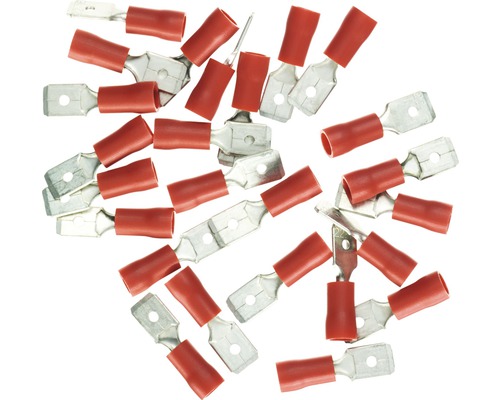 HAUPA Vlakstekker 0,25-1,5 mm² rood, 25 stuks