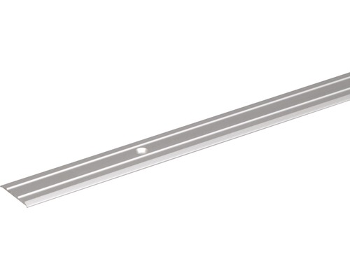 KAISERTHAL Overgangsprofiel 38 mm aluminium zilver 200 cm Metalen eindprofiel met gat