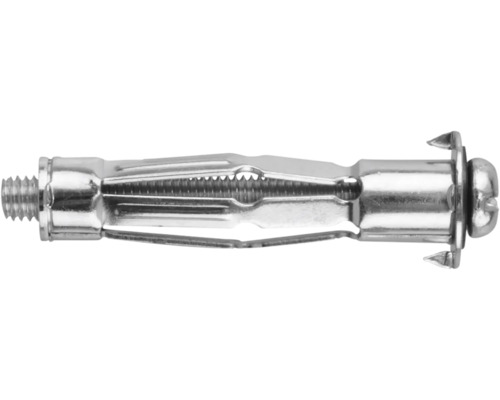 TOX Hollewandplug Acrobat M4x38, 50 stuks Metalen spreidplug voor gipsplaten